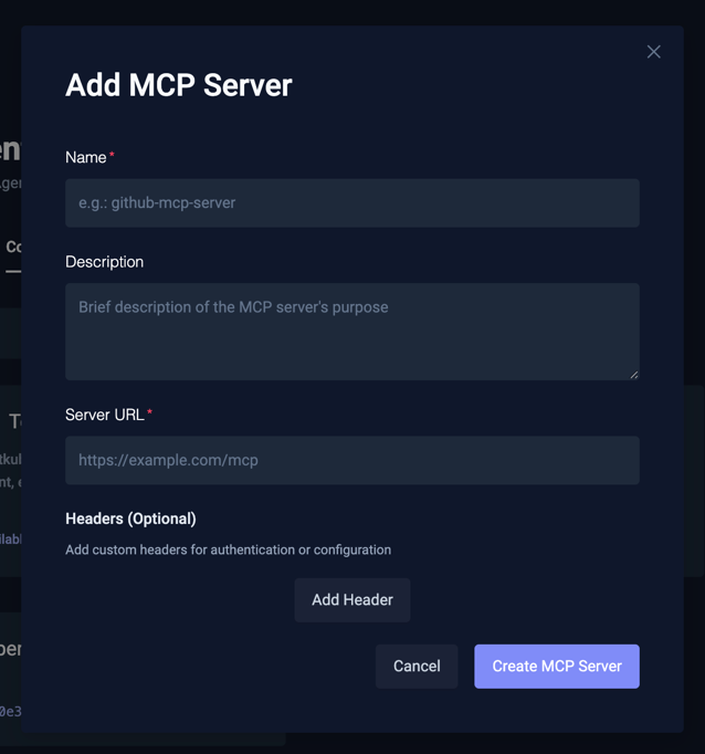 Add MCP Server