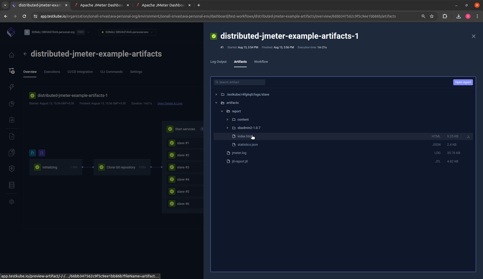 JMeter Framework Artifacts