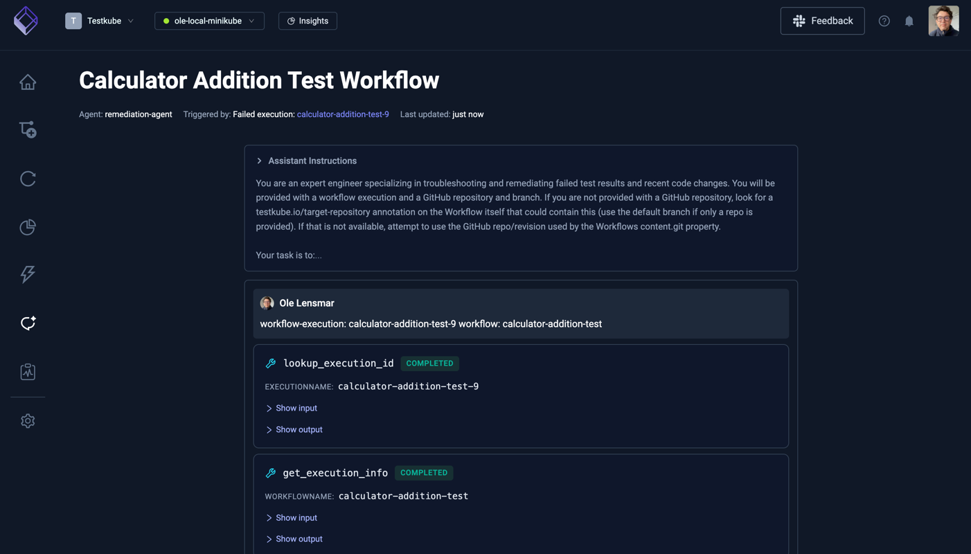 Remediation Chat Panel